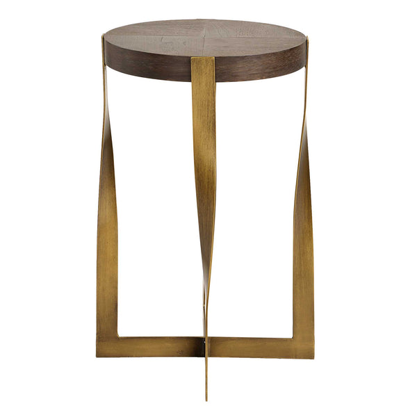 Uttermost Drew Brass Accent Table
