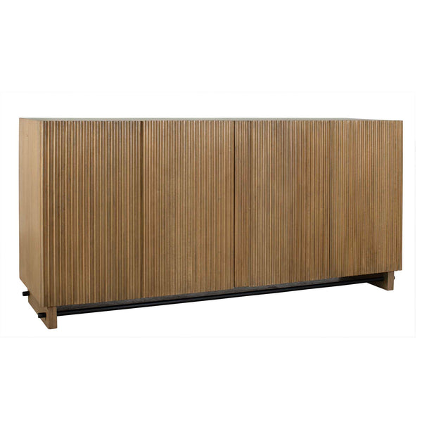Uttermost Kellem Natural Wood 4 Door Cabinet
