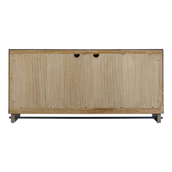 Uttermost Kellem Natural Wood 4 Door Cabinet