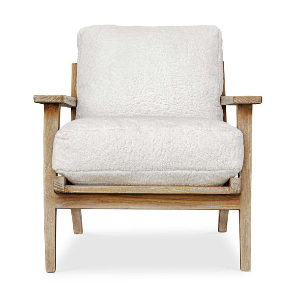 Uttermost Laid Back Sheepskin Accent Chair