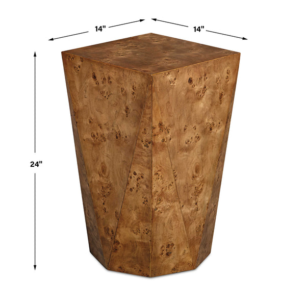 Uttermost Hughes Geometric Accent Table