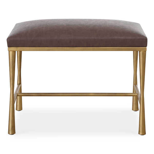 Uttermost Reform Gold Small Bench