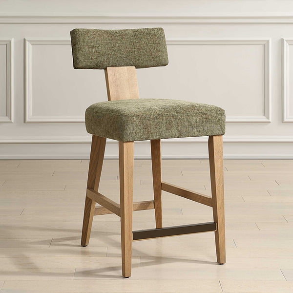 Uttermost Elysian Moss Counter Stool