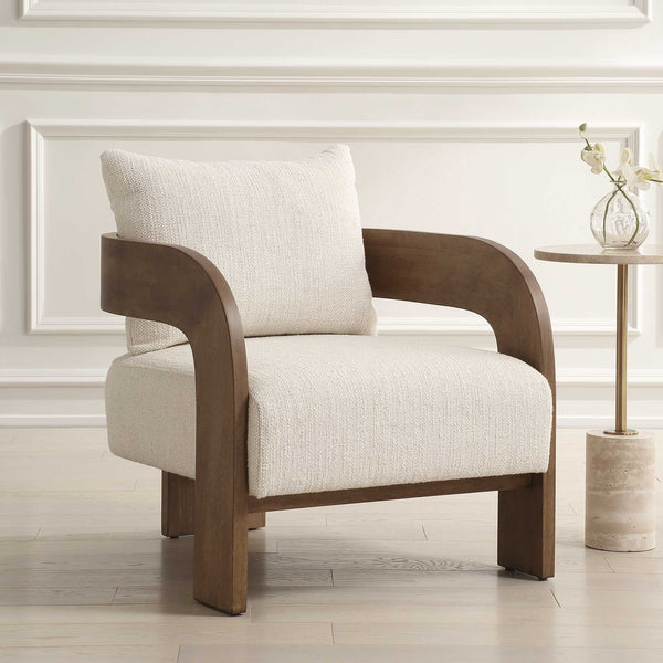 Uttermost Rowan Ivory Accent Chair