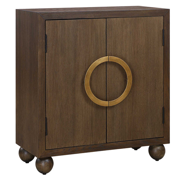 Uttermost Mayenne 2 Door Oak Wood Cabinet
