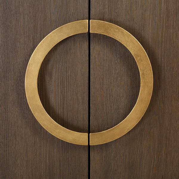 Uttermost Mayenne 2 Door Oak Wood Cabinet