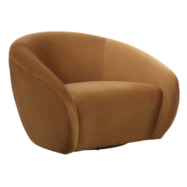 Uttermost DeSoto Hazelnut Swivel Chair