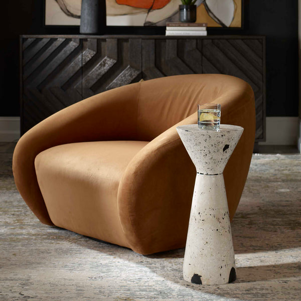 Uttermost DeSoto Hazelnut Swivel Chair