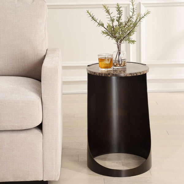 Uttermost Welling Modern Metal Side Table