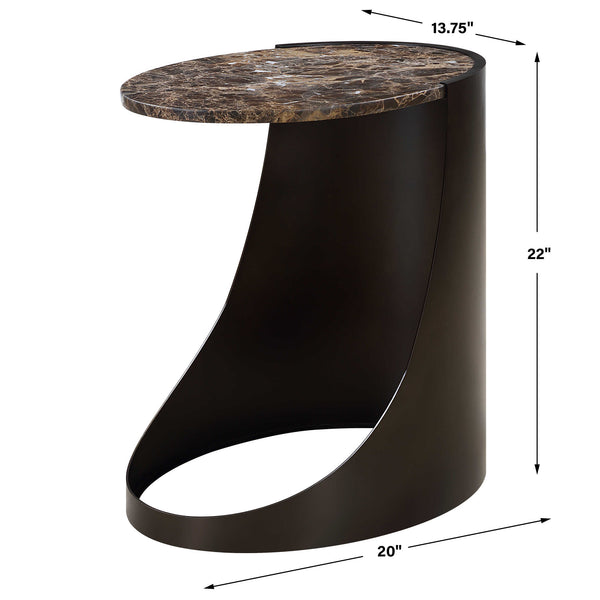 Uttermost Welling Modern Metal Side Table