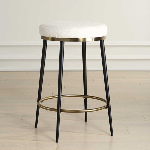 Uttermost Ensemble Cream Counter Stool