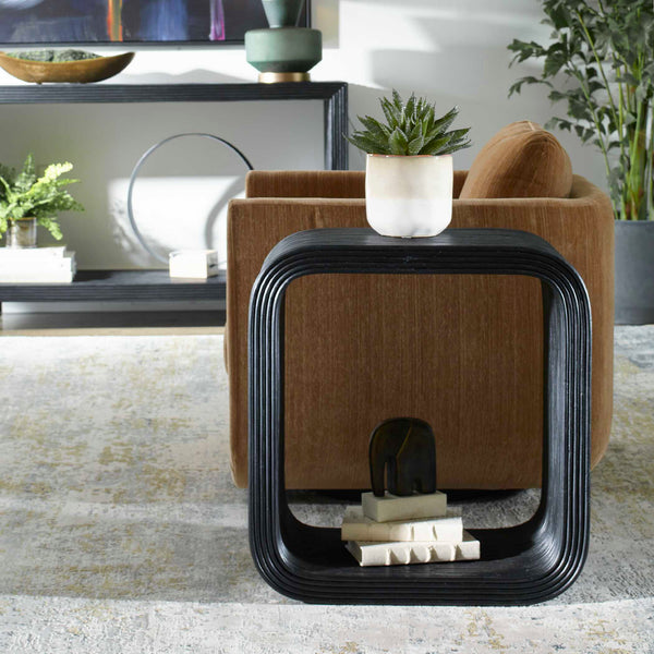 Uttermost Compton Rattan Side Table