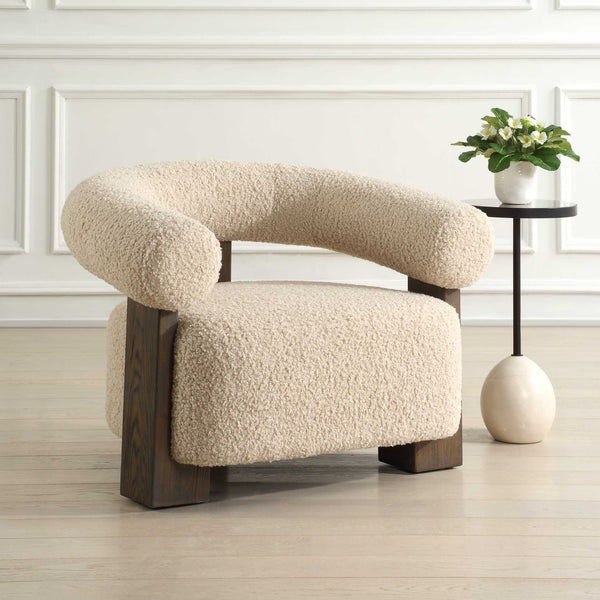 Uttermost Lennox Shearling Accent Chair