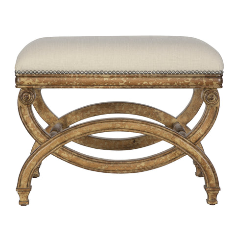 Uttermost Karline Natural Linen Small Bench