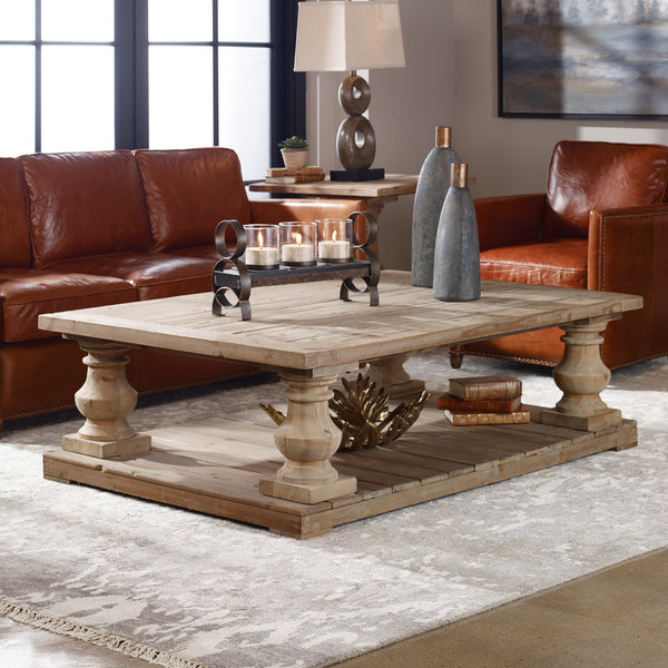 Uttermost Stratford Rustic Cocktail Table