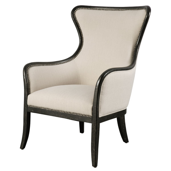 Uttermost Sandy Wing Back Armchair