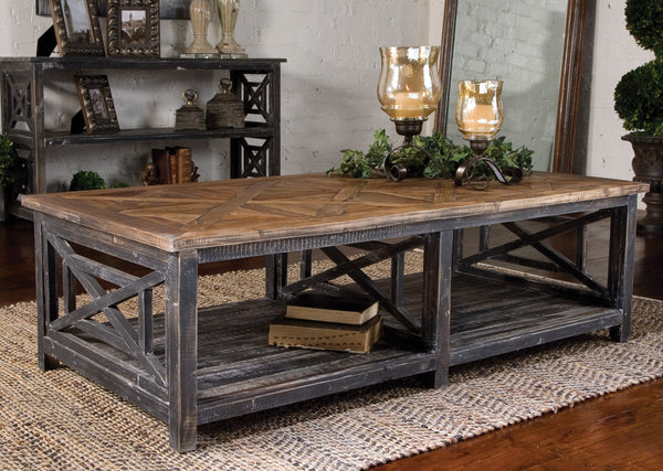 Uttermost Spiro Reclaimed Wood Cocktail Table