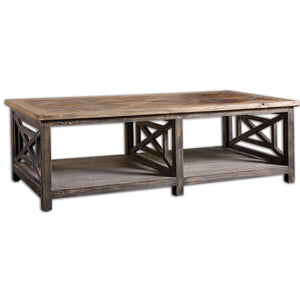 Uttermost Spiro Reclaimed Wood Cocktail Table