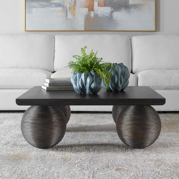 Uttermost Kasson Sphere Leg Coffee Table