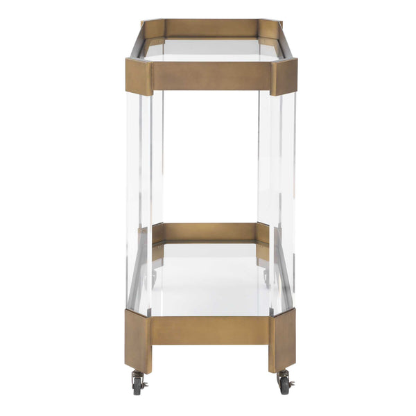 Uttermost Giselle Bronze Bar Cart