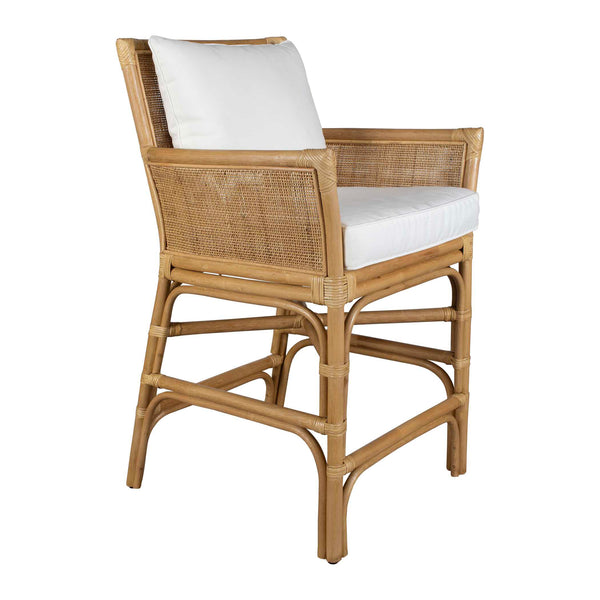 Uttermost Pacific Rattan Counter Stool