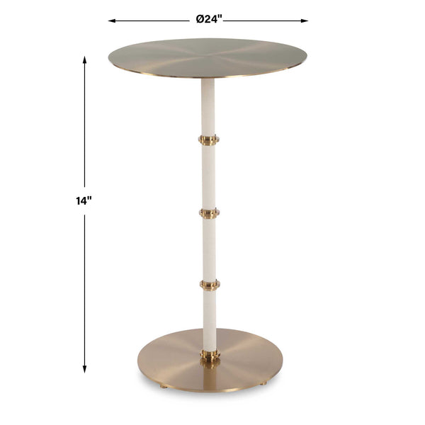 Uttermost Cyprus Brass Accent Table