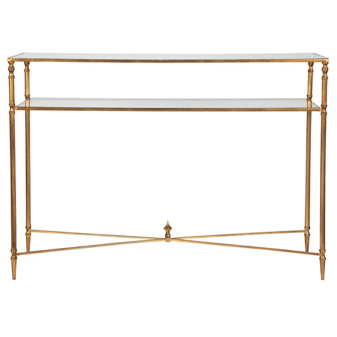 Uttermost Henzler Mirrored Glass Console Table