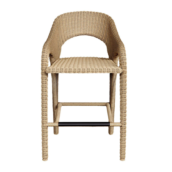 Uttermost Kavali Outdoor Wicker Barstool