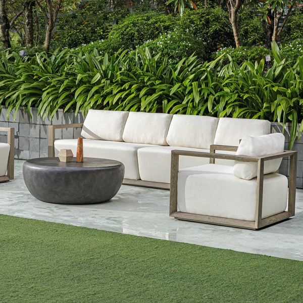 Uttermost Remsen Outdoor Gray Sofa