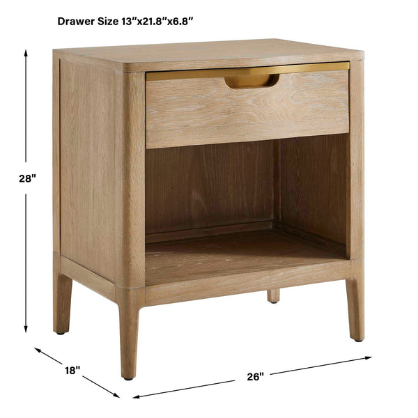 Uttermost Tabi Natural Wood Side Table