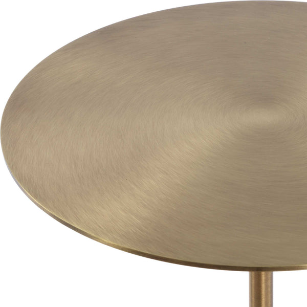 Uttermost Verlin Brass Drink Table