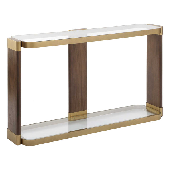 Uttermost Ryles Glass Console Table
