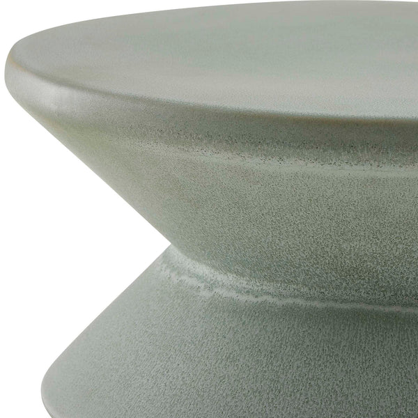 Uttermost Imogene Seafoam Glaze Garden Stool