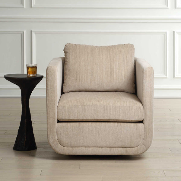 Uttermost Abound Porcelain Swivel Chair