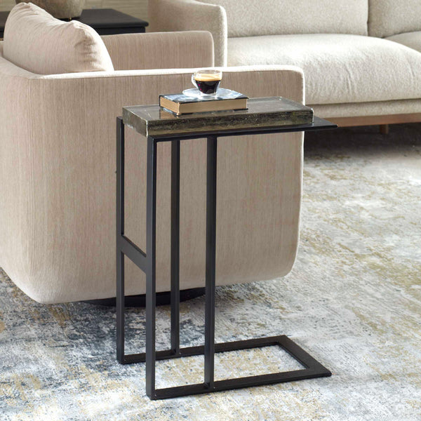 Uttermost Soma Black Accent Table