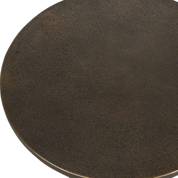 Uttermost Joppa Dark Bronze Outdoor Accent Table