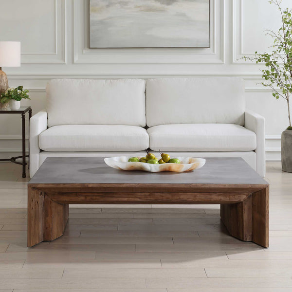 Uttermost Vail Gray Elm Coffee Table