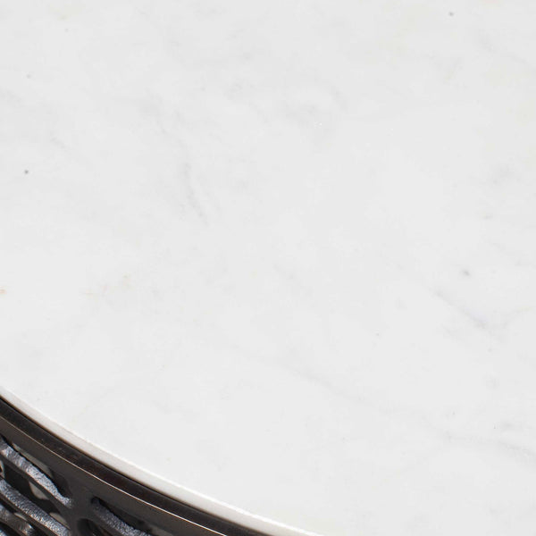 Uttermost Sabena White Marble Outdoor Coffee Table