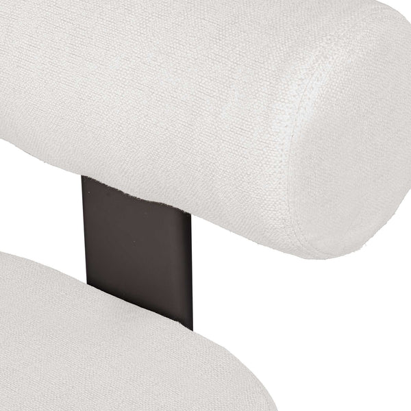 Uttermost Bolster Back White Outdoor Dining Chair