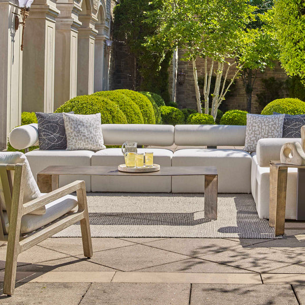 Uttermost Reade Brass Outdoor Coffee Table