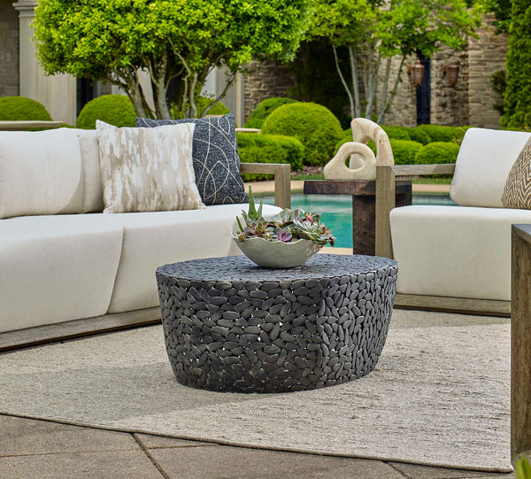 Uttermost Rivington Outdoor Pebble Coffee Table