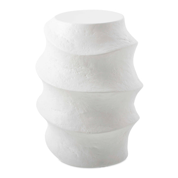 Uttermost Winded Outdoor White Accent Table