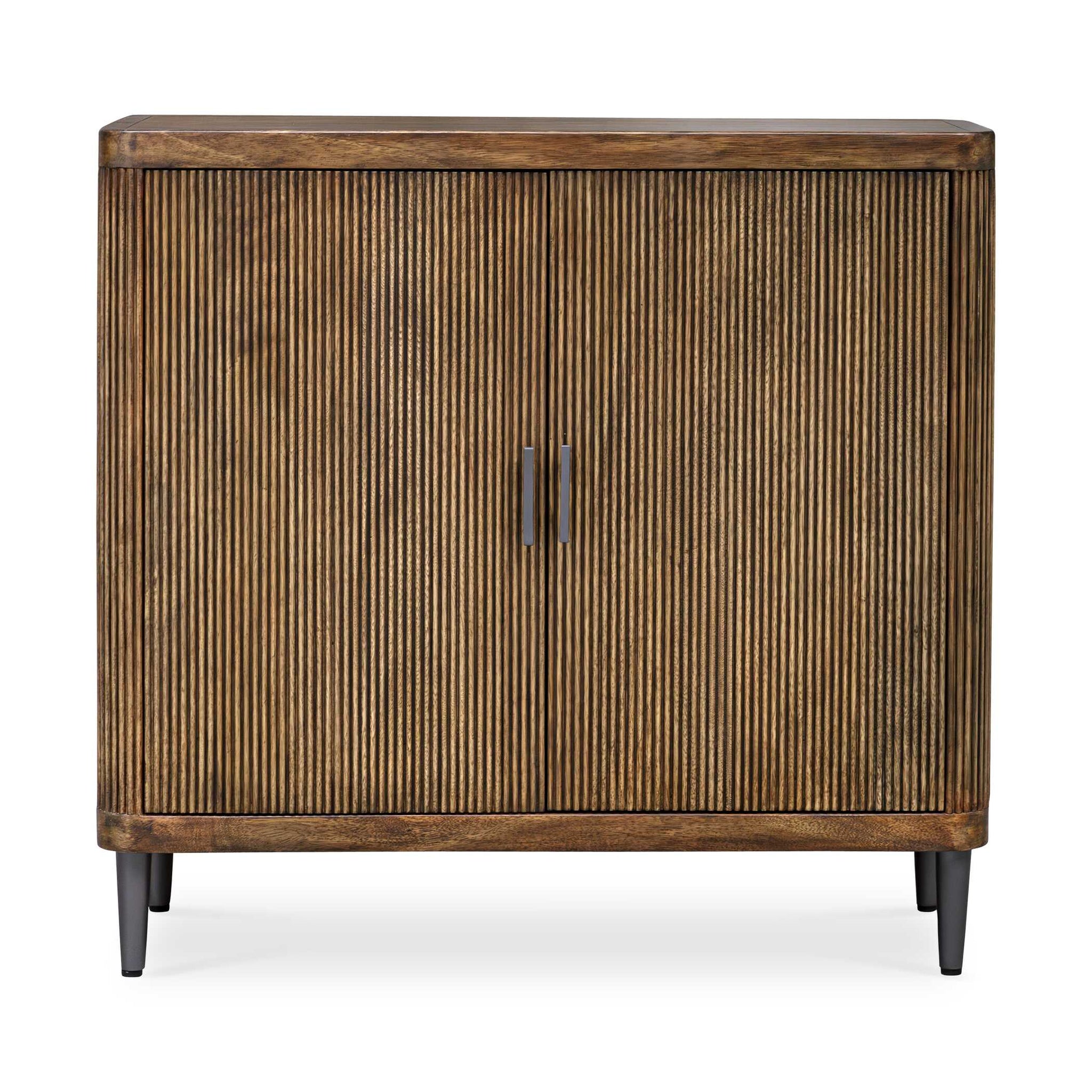 Uttermost Pinstripe Tambour 2 Door Cabinet