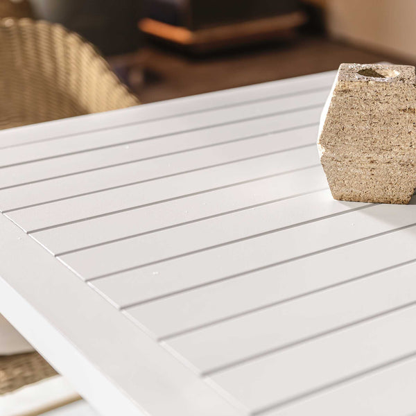 Uttermost Montellano White Outdoor Bar Table