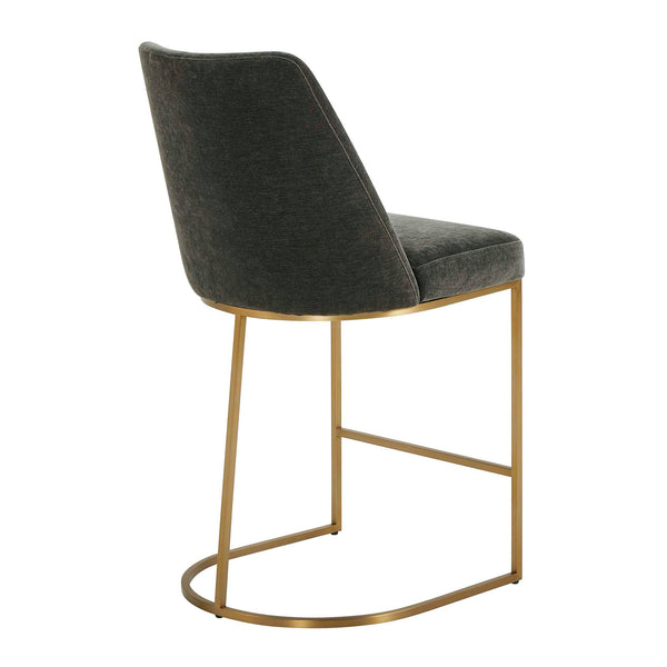 Uttermost Hanni Charcoal Counter Stool