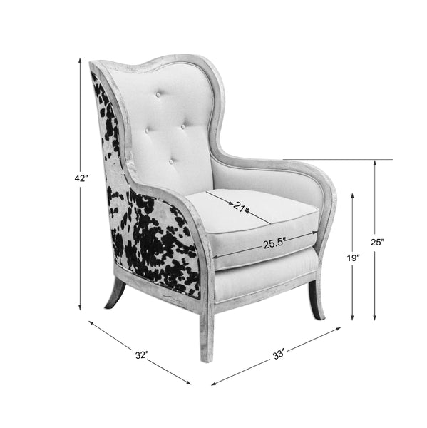 Uttermost Chalina High Back Armchair