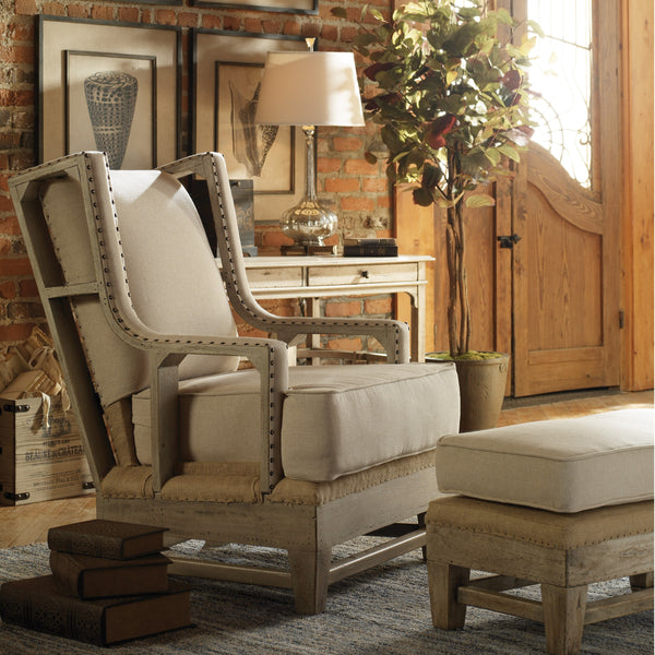 Uttermost Schafer Linen Armchair