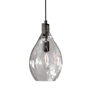 Uttermost Campester 1 Light Watered Glass Mini Pendant