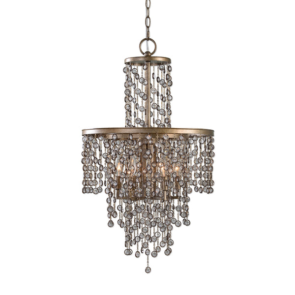 Uttermost Valka 6 Light Crystal Chandelier