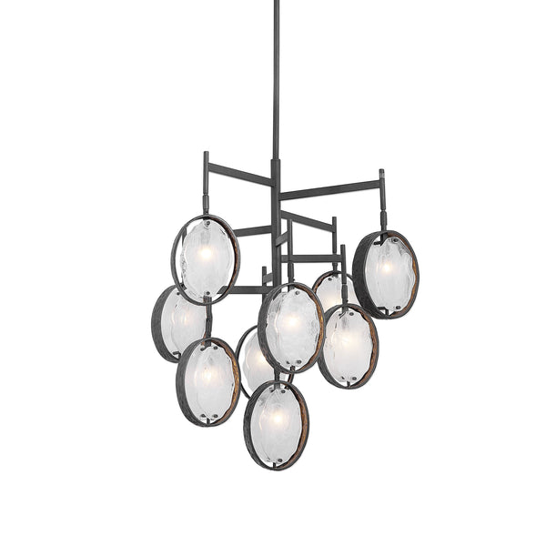 Uttermost Maxin Dark Bronze 9 Light Chandelier